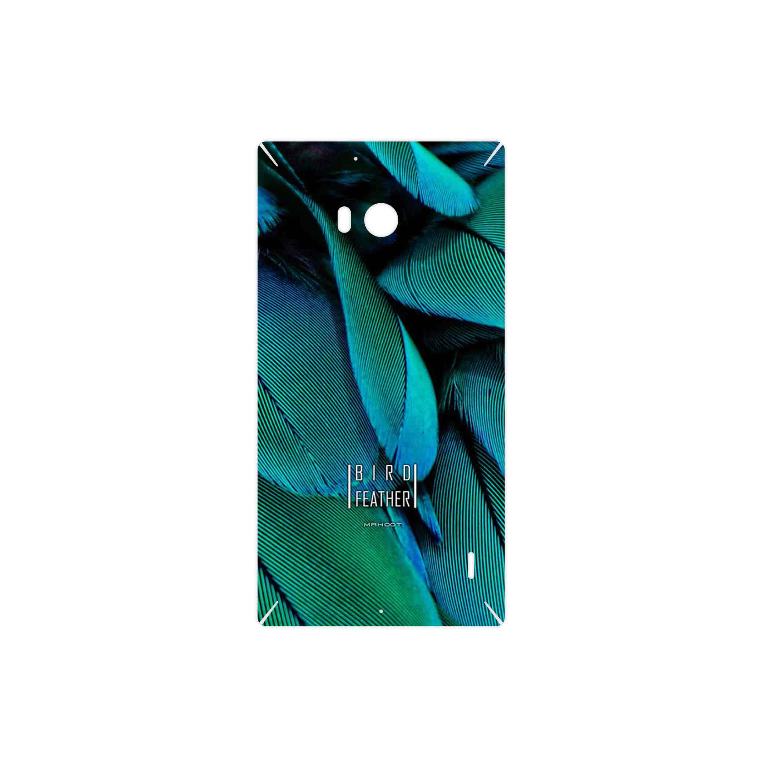 برچسب پوششی ماهوت مدل Green Feather مناسب برای گوشی موبایل نوکیا Lumia 930