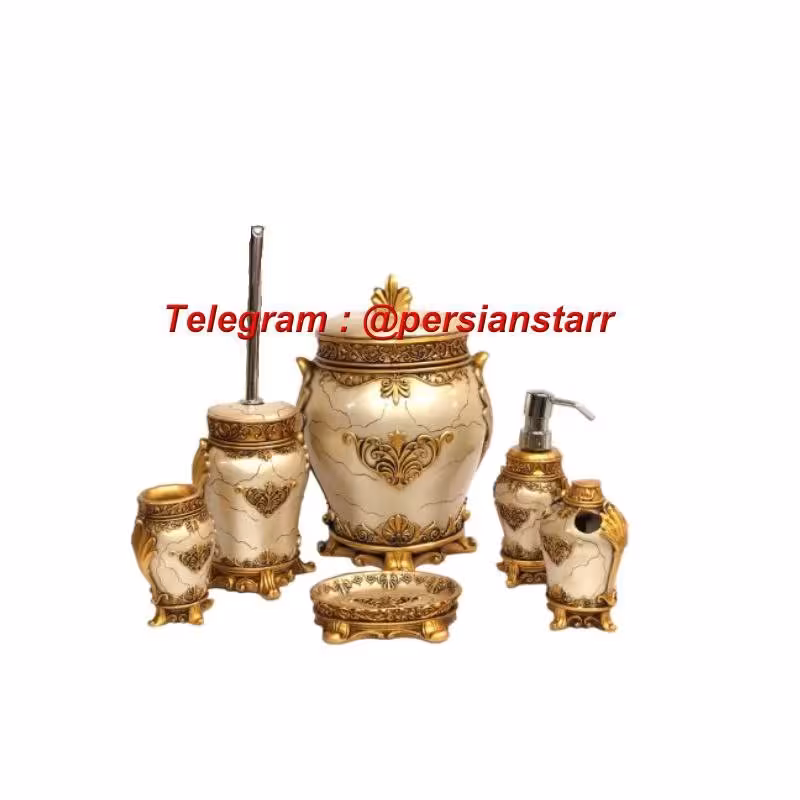 سرویس بهداشتی 6پارچه رزین خمره ای پتیینه