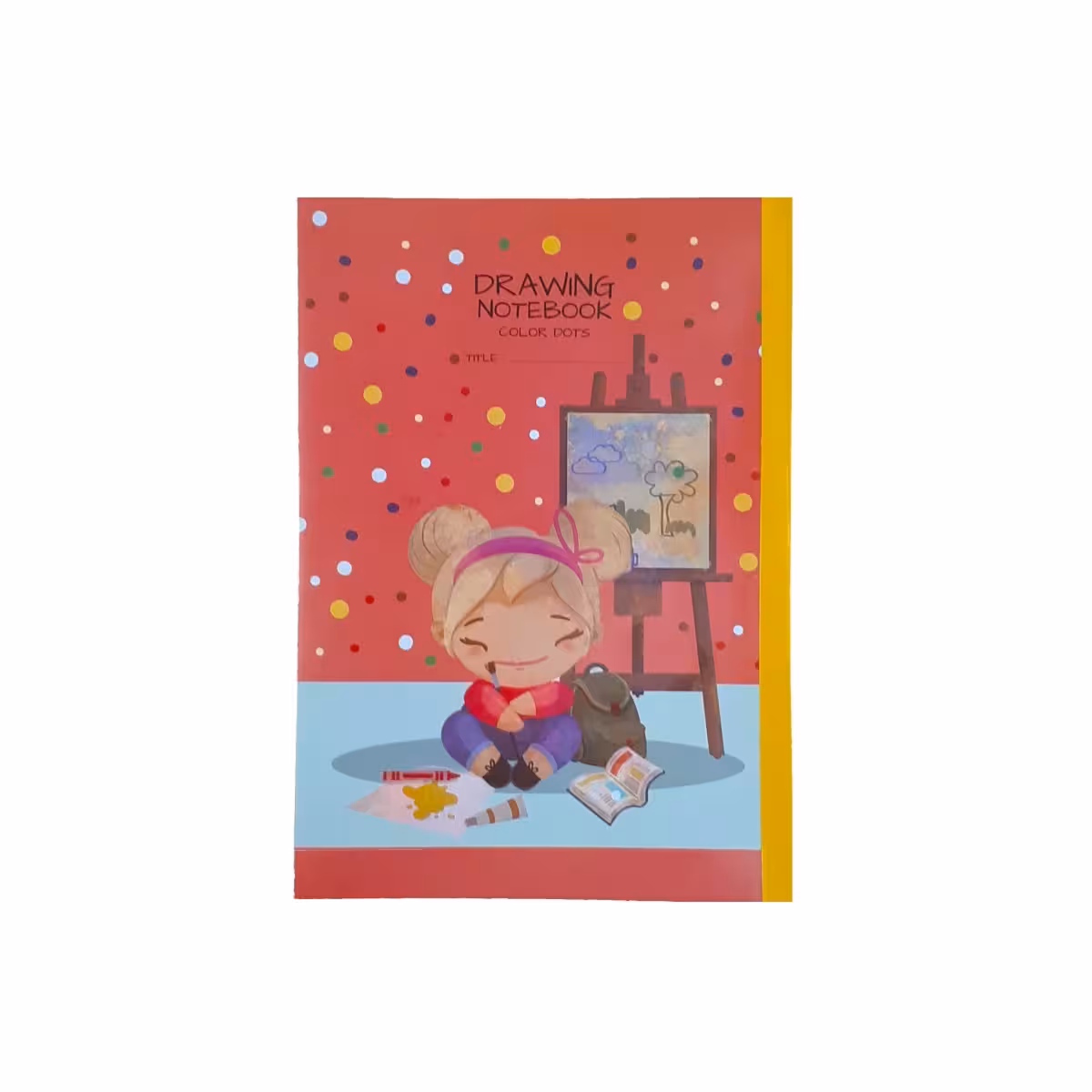 دفتر نقاشی 60 برگ پرونوت پاپکو مدل colore dots
