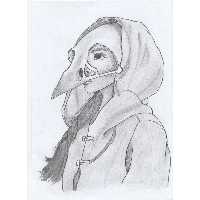 نقاشی سیاه قلم طرح دختر 