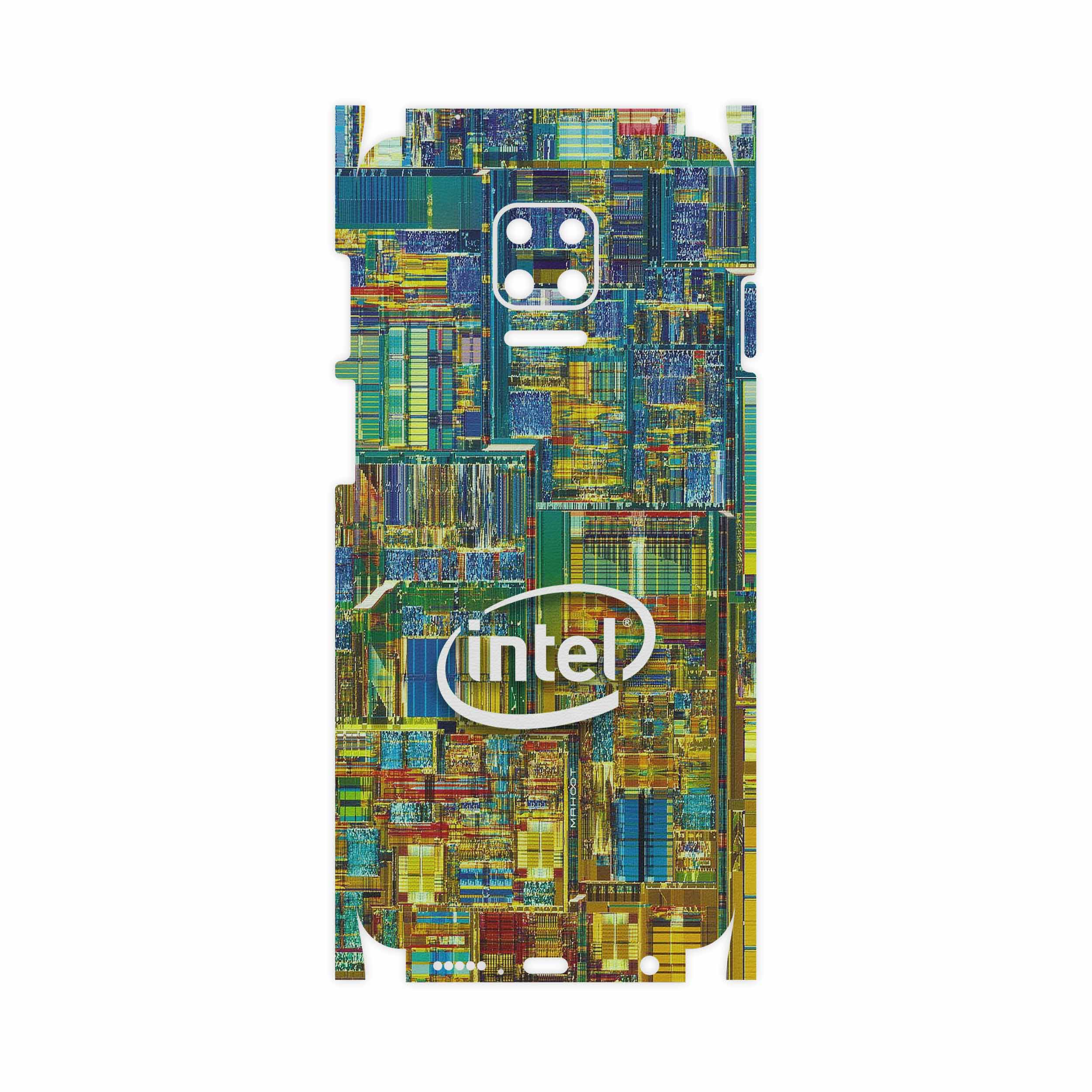 برچسب پوششی ماهوت مدل Intel Brand-FullSkin مناسب برای گوشی موبایل شیائومی Redmi Note 9S