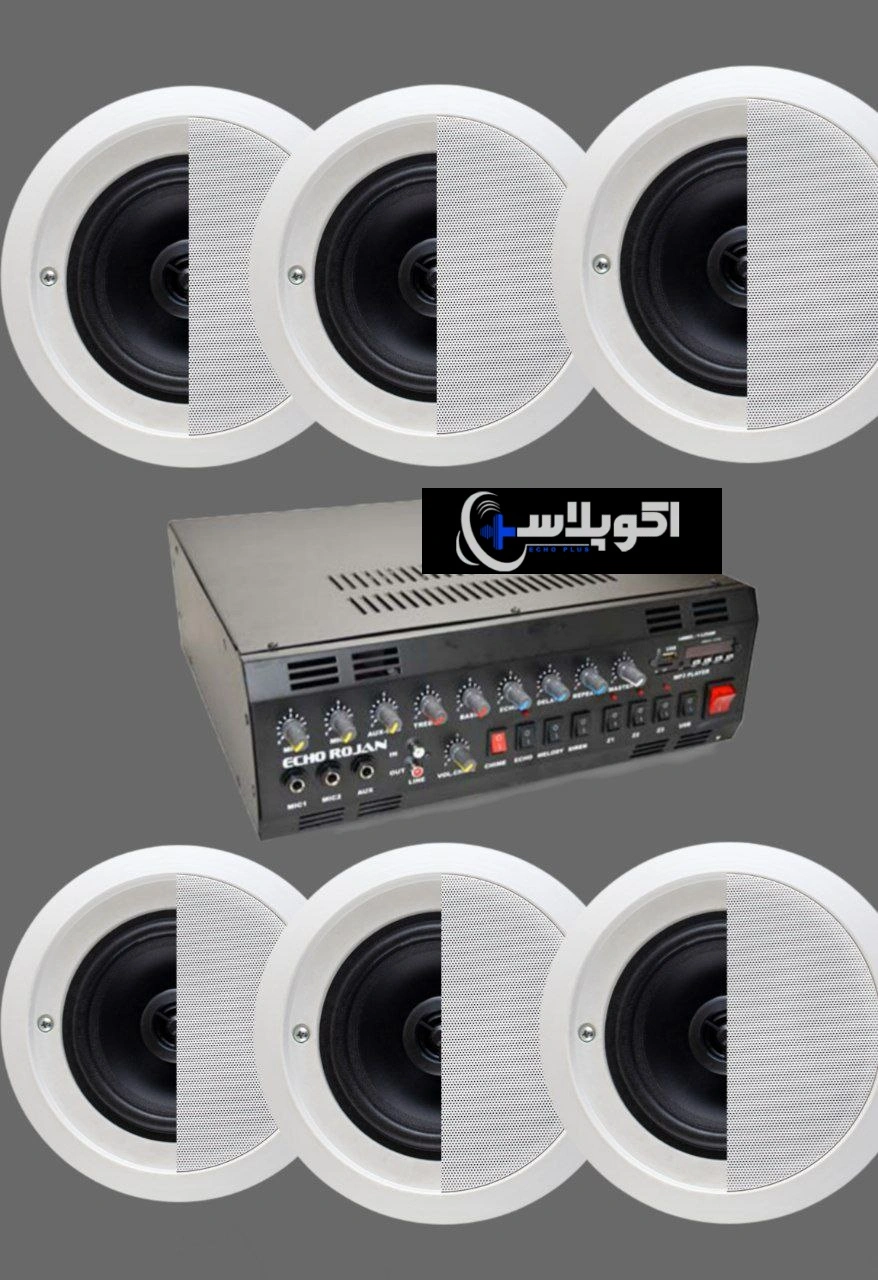 پک 6 عددی اسپیکر P400 و آمپلی فایر روژان 1800 |راهنمای خرید