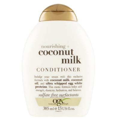 نرم کننده مو او جی ایکس حاوی عصاره نارگیل حجم 385 میل