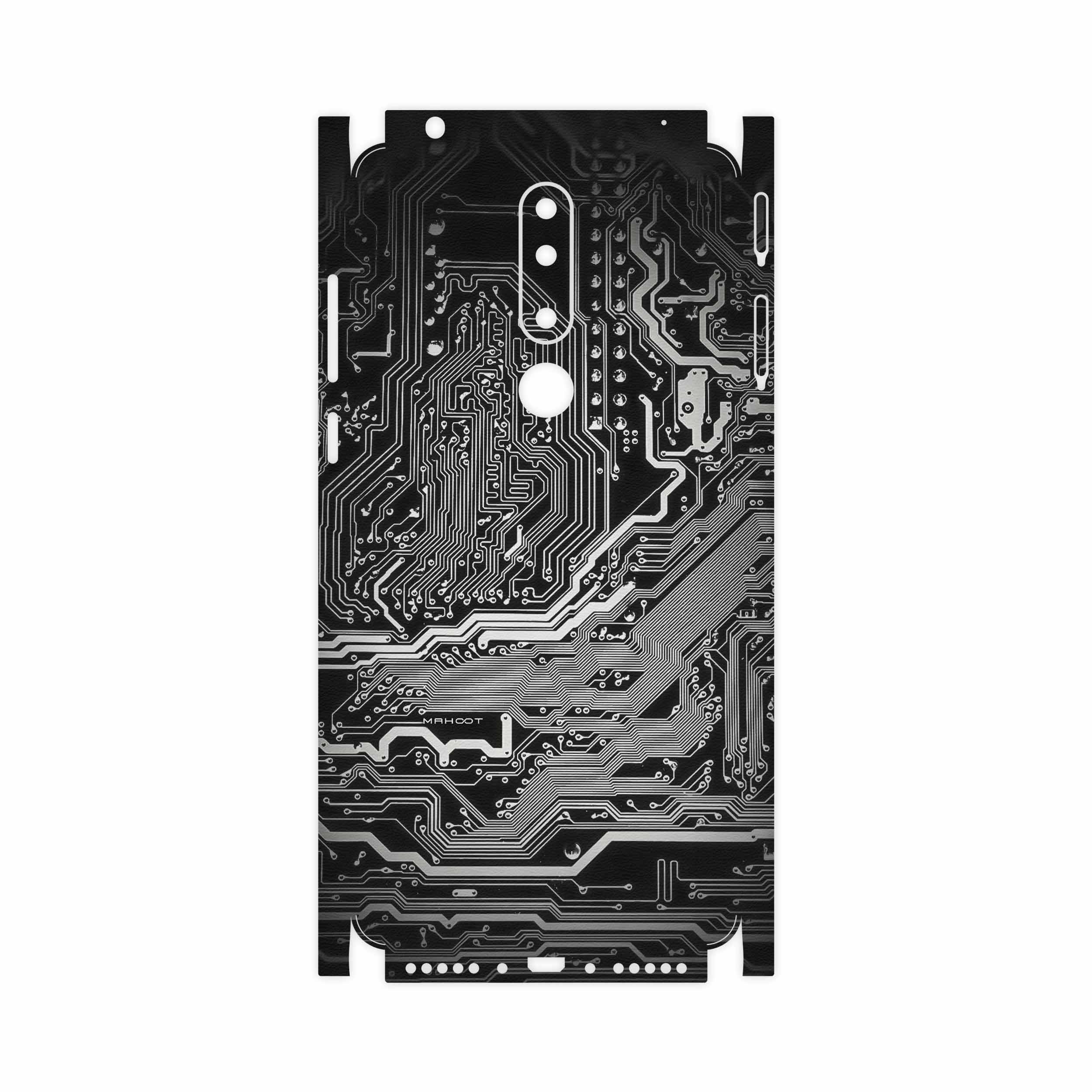 برچسب پوششی ماهوت مدل Black Printed Circuit Board-FullSkin مناسب برای گوشی موبایل نوکیا 3.1 Plus