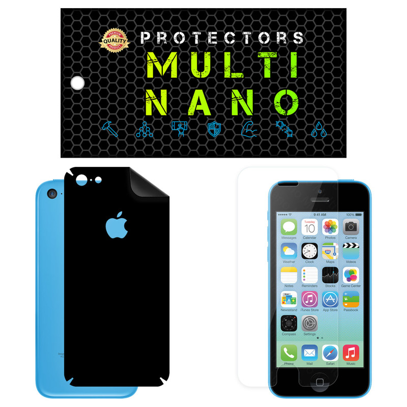محافظ صفحه نمایش مولتی نانو مدل X-SFM مناسب برای گوشی موبایل اپل iPhone 5C به همراه برچسب پوششی | کالا برتری