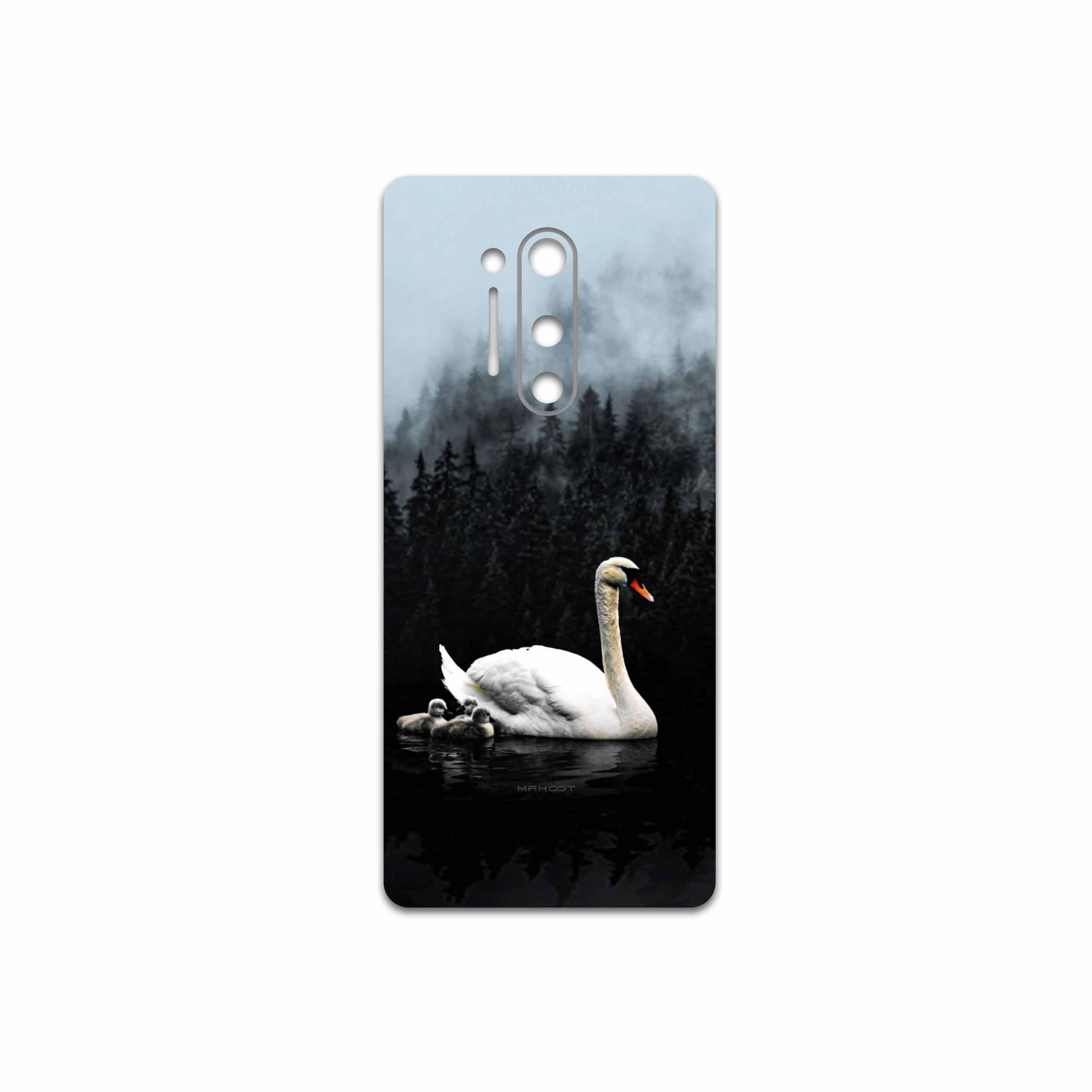 برچسب پوششی ماهوت مدل Swan-Lake مناسب برای گوشی موبایل وان پلاس 8 Pro