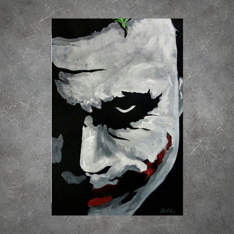 تابلو شاسی طرح جوکر (joker) کد FJ23 | دنیای قاب