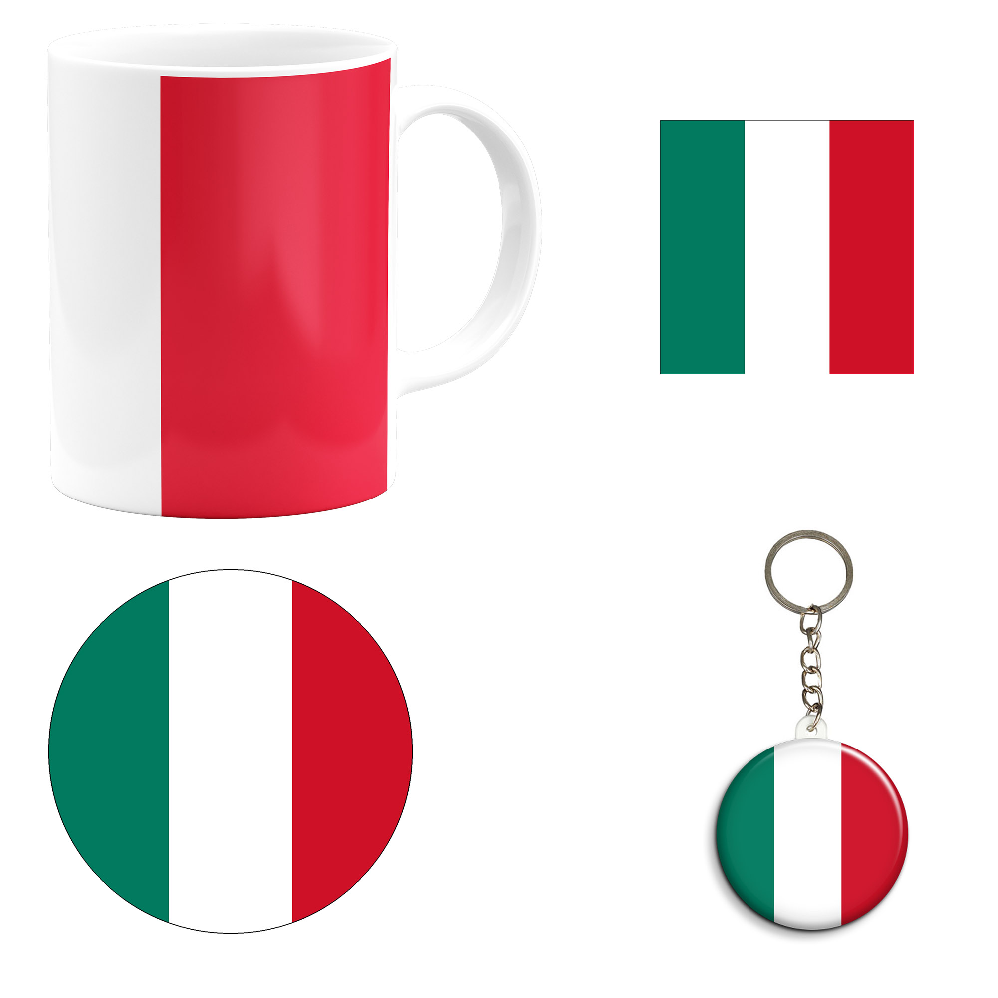 ست هدیه ماگ طرح پرچم ایتالیا مدل Italy کد M1