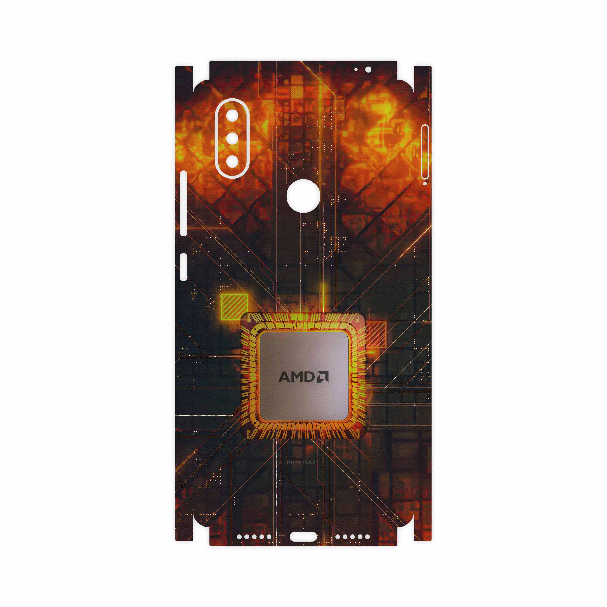 برچسب پوششی ماهوت مدل AMD Brand-FullSkin مناسب برای گوشی موبایل شیائومی Mi 8 SE