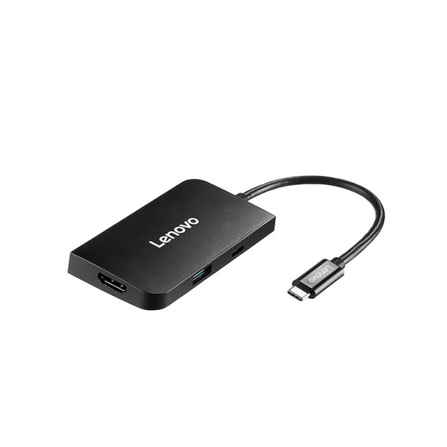 هاب 7 پورت Type C لنوو Lenovo S707 7 in 1 Type C HUB Adapter HDMI PD3.0 SD/TF Reader