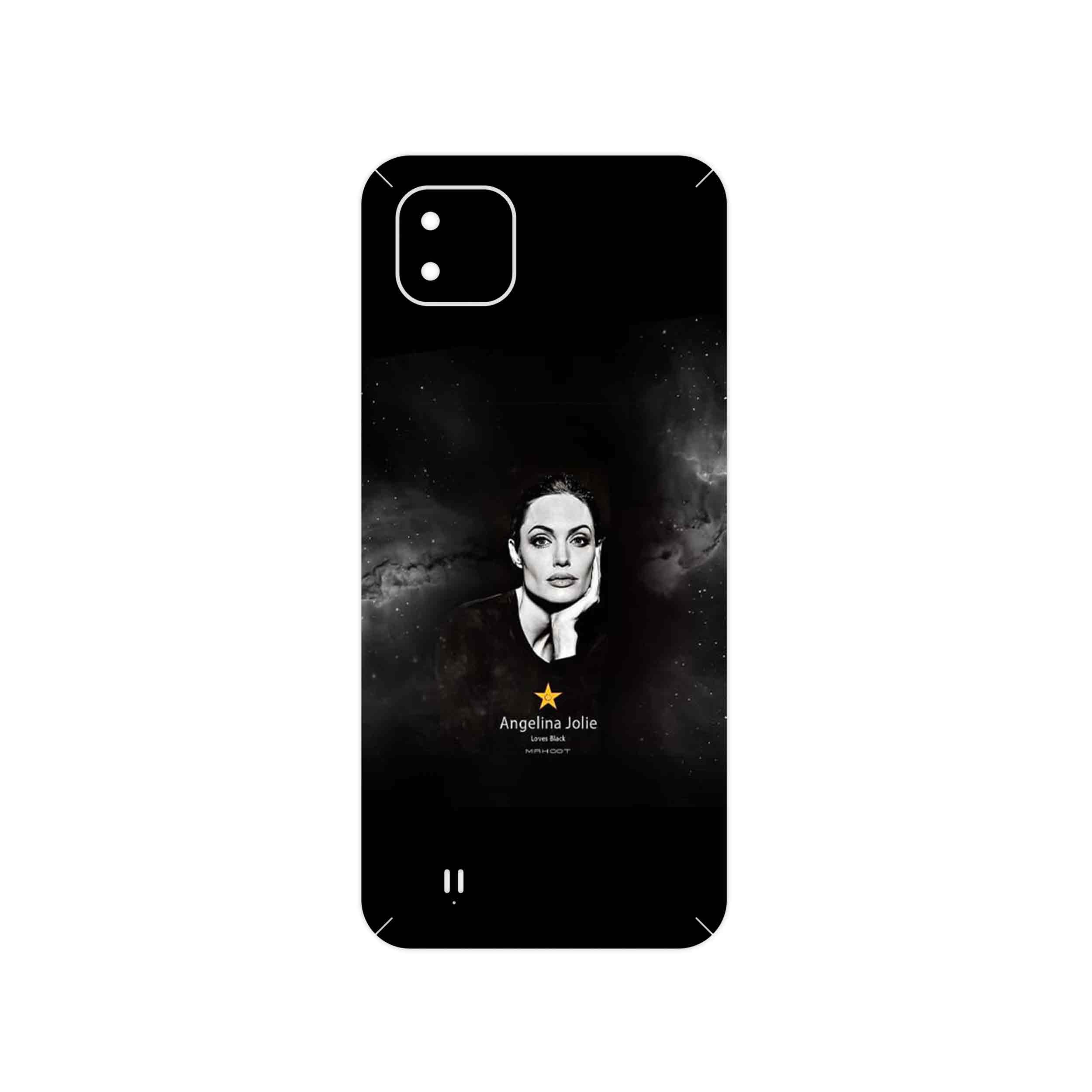 برچسب پوششی ماهوت مدل Angelina Jolie مناسب برای گوشی موبایل ریلمی C11 2021