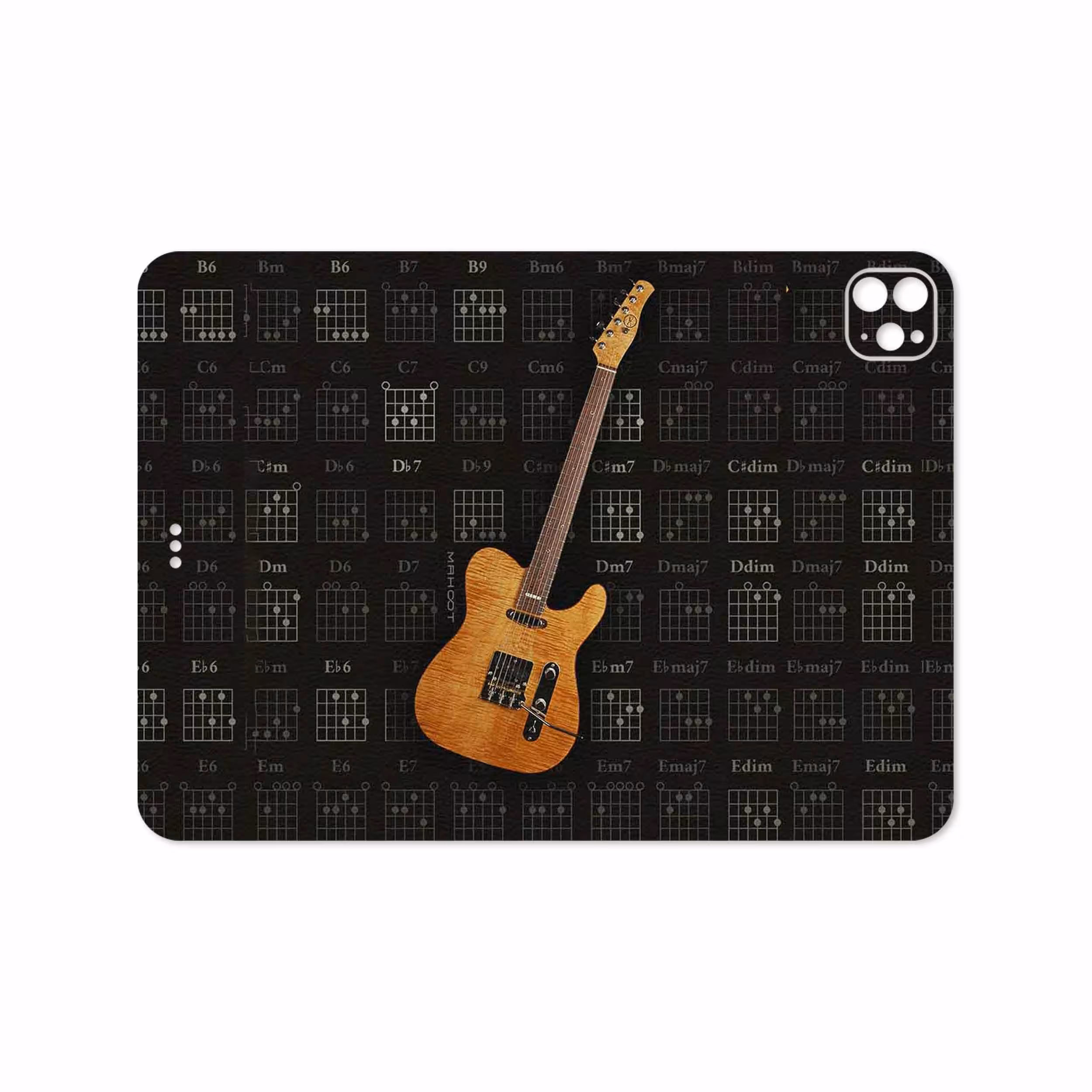 برچسب پوششی ماهوت مدل Guitar-Instrument مناسب برای تبلت اپل iPad Pro 11 (GEN 2) 2020 A2230