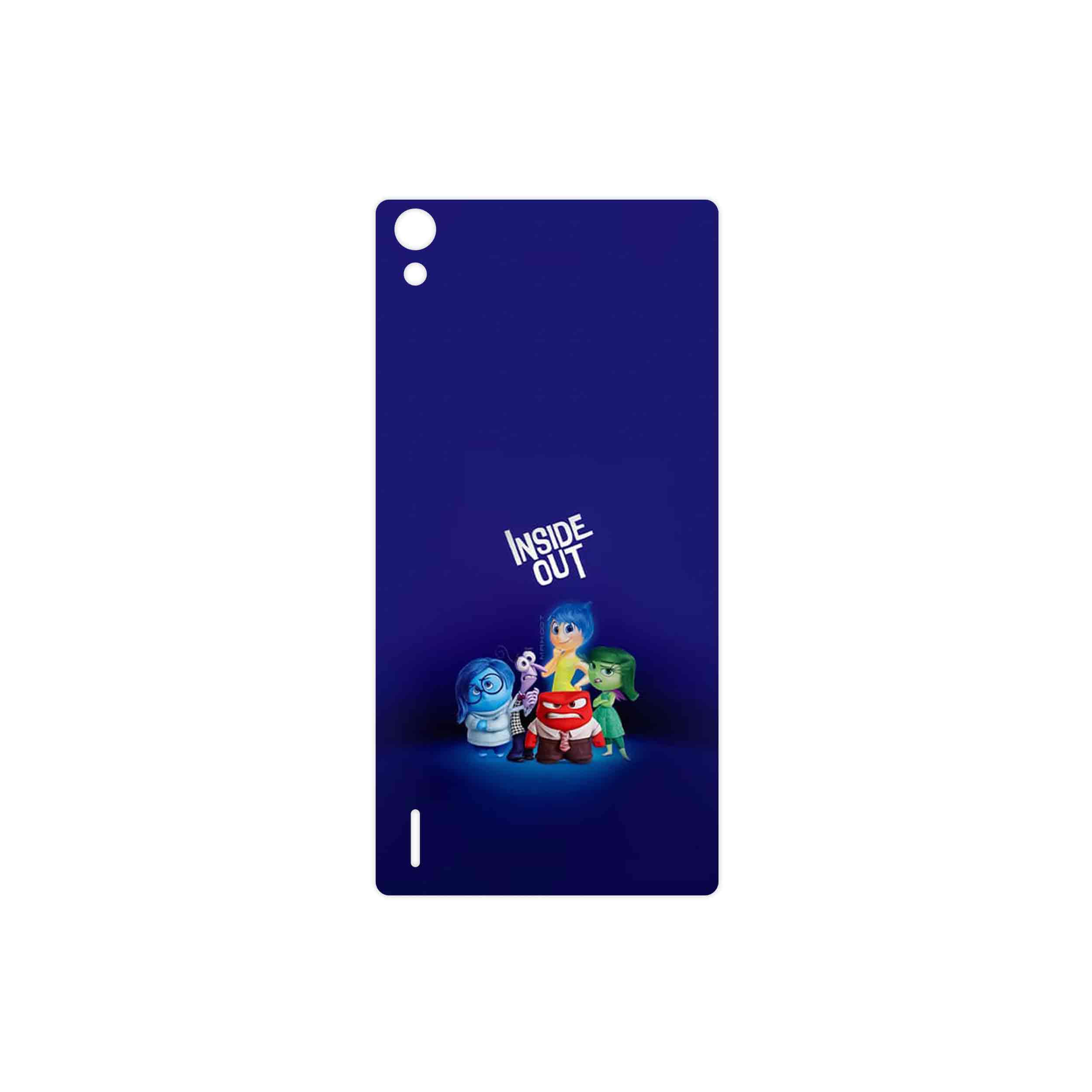 برچسب پوششی ماهوت مدل inside out مناسب برای گوشی موبایل هوآوی Ascend P7