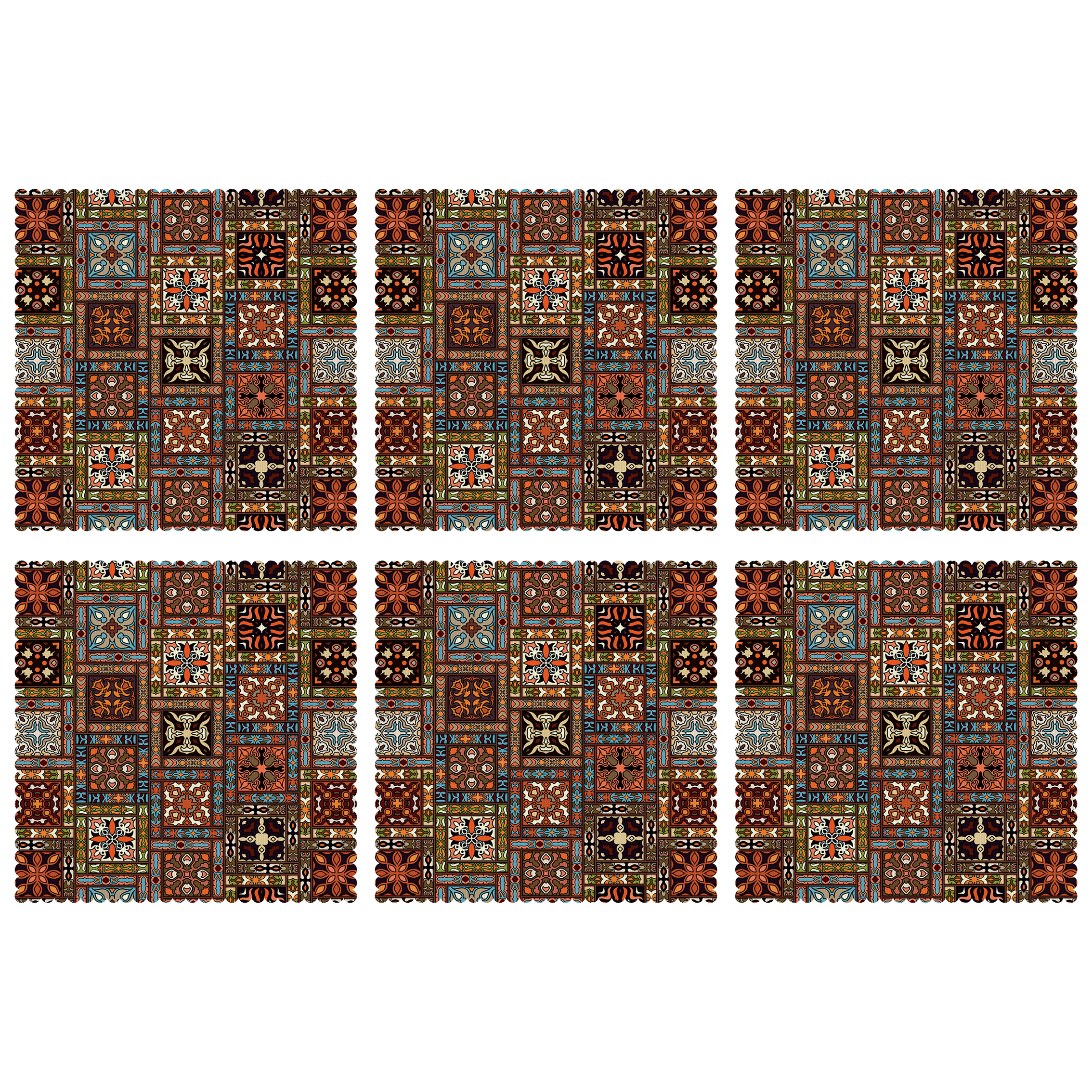 زیربشقابی مدل U1-42532 بسته 6 عددی