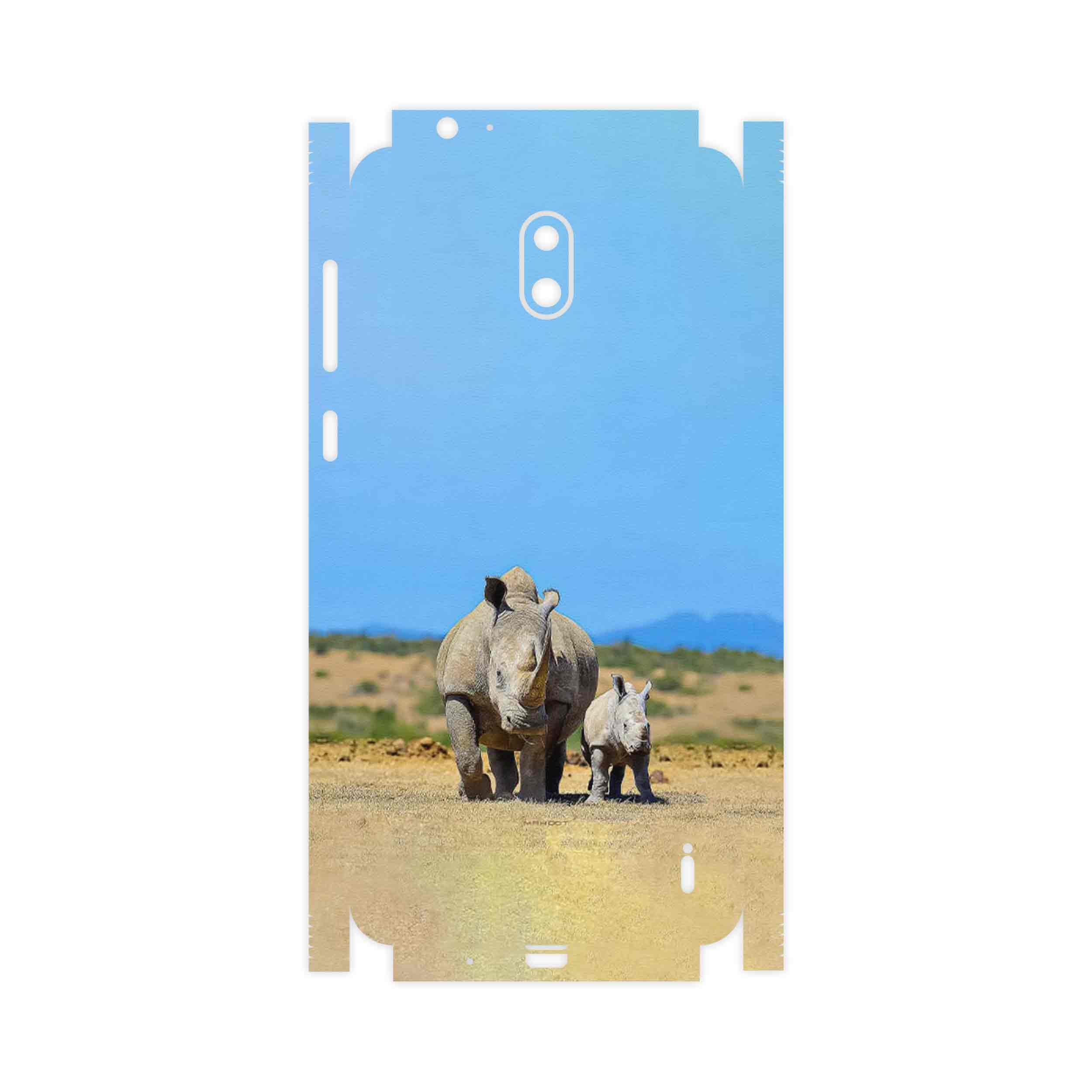 برچسب پوششی ماهوت مدل Rhino-FullSkin مناسب برای گوشی موبایل نوکیا 2