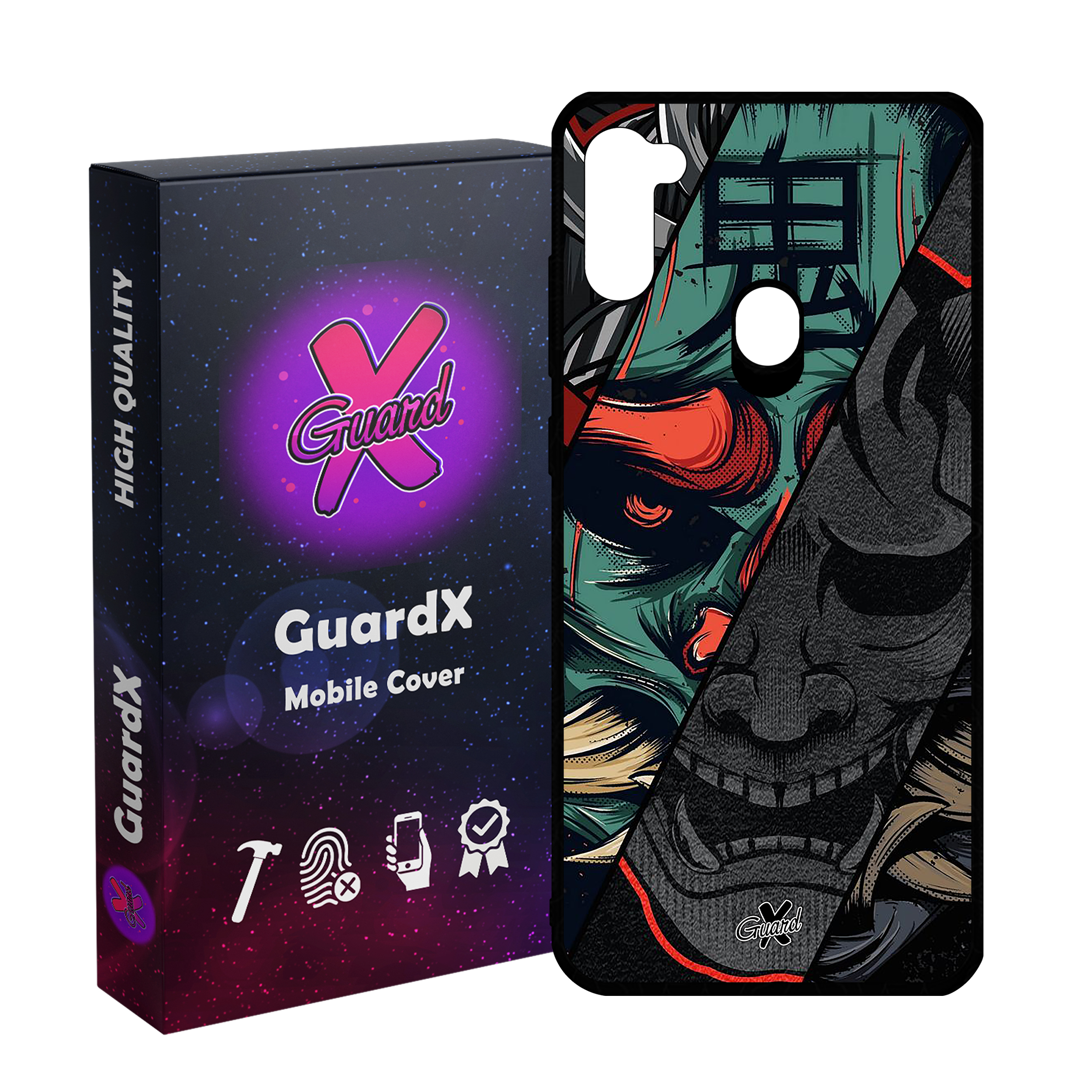 کاور گارد ایکس طرح سامورایی مدل Glass10529 مناسب برای گوشی موبایل سامسونگ Galaxy A11/M11