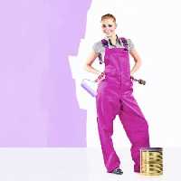 خرید و دانلود عکس خانم نقاش برای تبلیغات خدمات هنری | پیک فاکس | Pic Fox