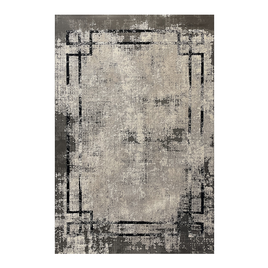 فرش ماشینی اولیا کد 03 زمینه طوسی