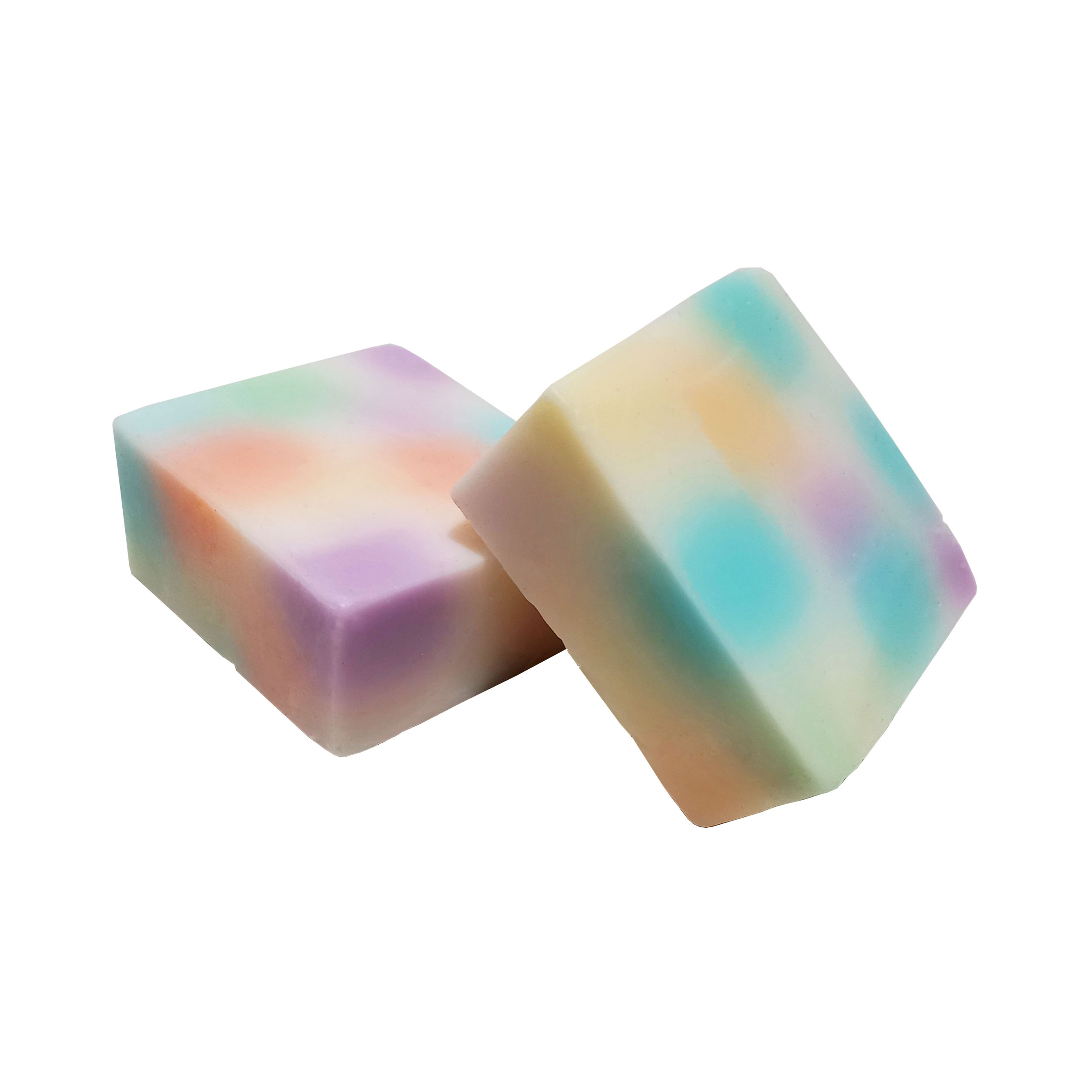 صابون تزیینی طرح مربع کد B463 مجموعه دو عددی