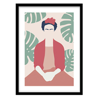 قیمت و خرید تابلو دکوراتیو مدل نقاشی گرافیکی فریدا کد 0193