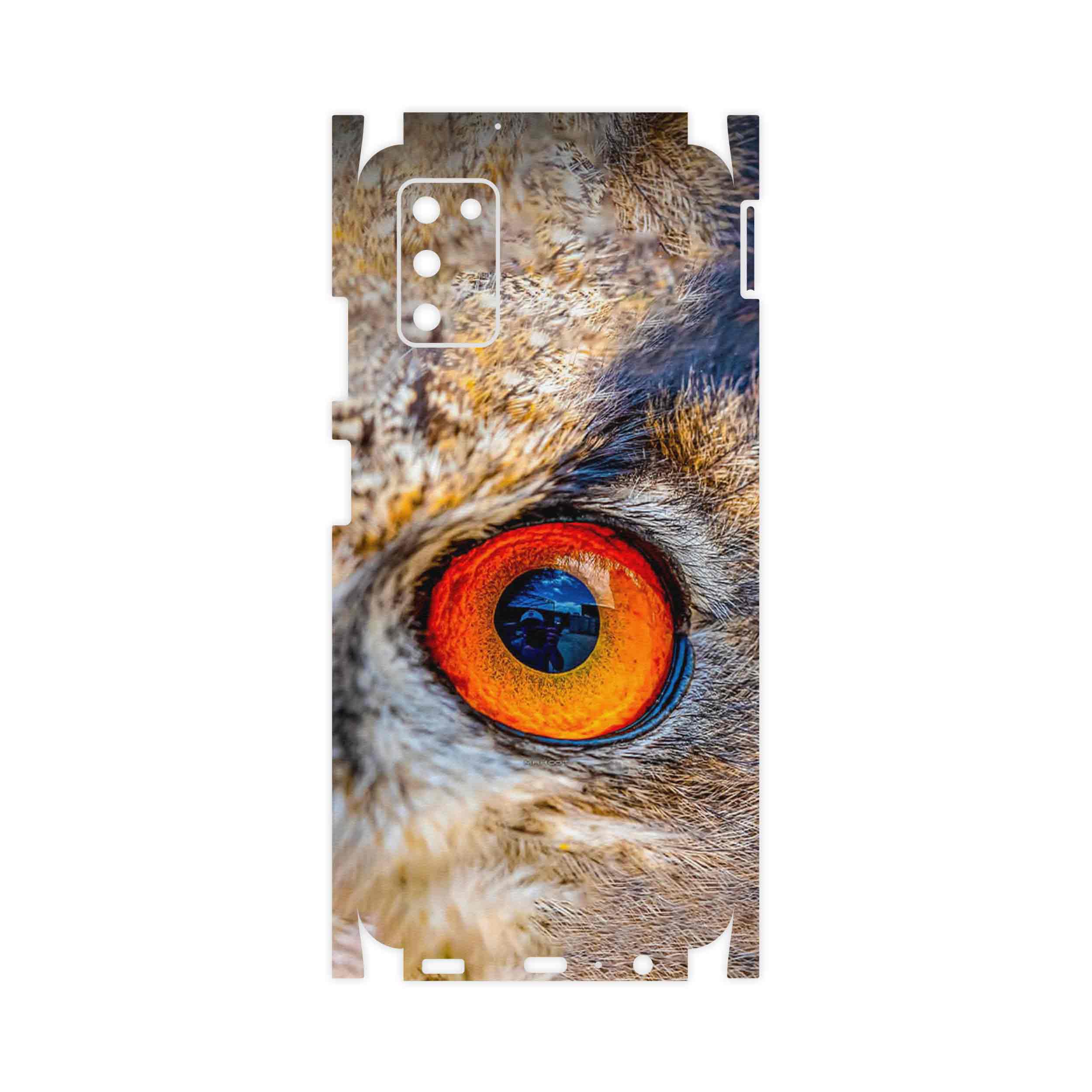 برچسب پوششی ماهوت مدل Owl eyes-FullSkin مناسب برای گوشی موبایل سامسونگ Galaxy A03S