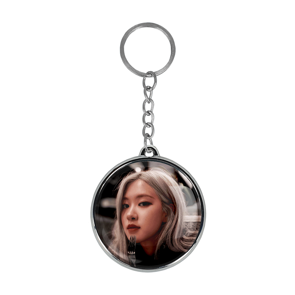 جاکلیدی خندالو طرح رزی بلک پینک مدل دوطرفه کد 1442814419