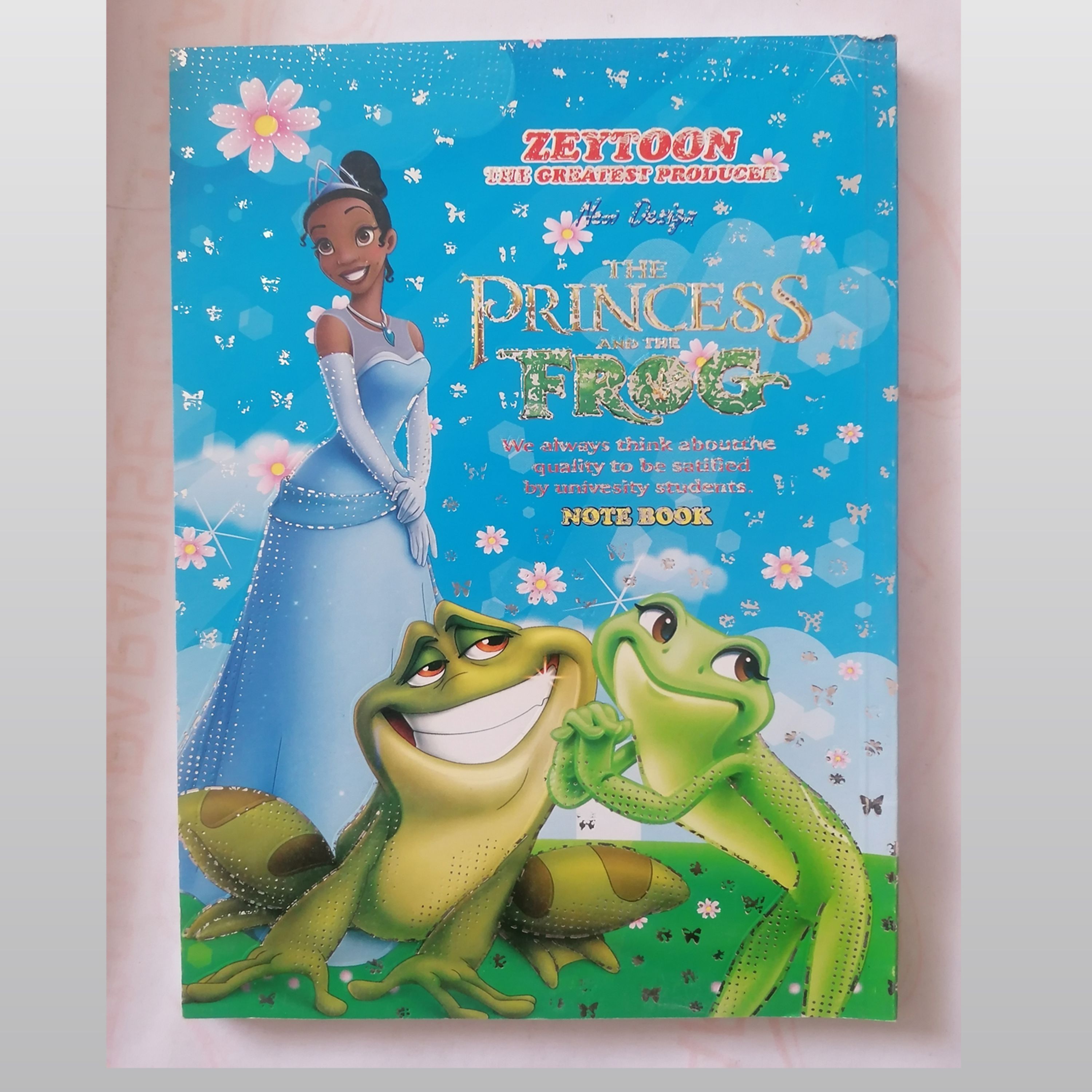 دفتر 80 برگ برجسته طرح Frog