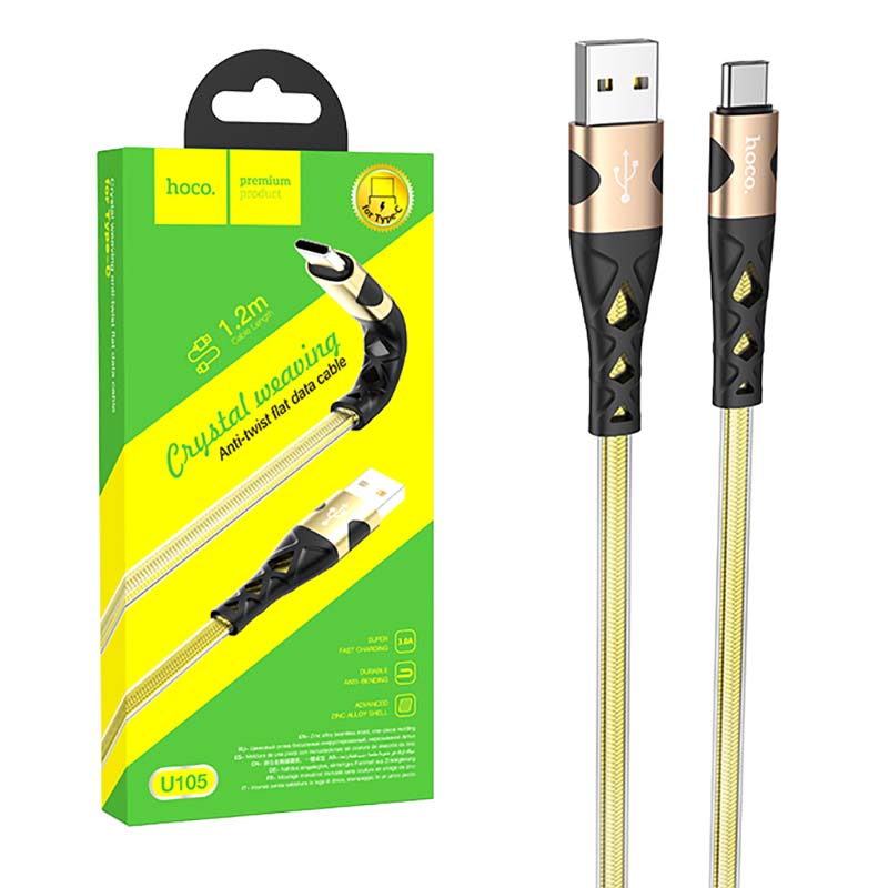 کابل شارژ تایپ سی Type-C هوکو HOCO U105