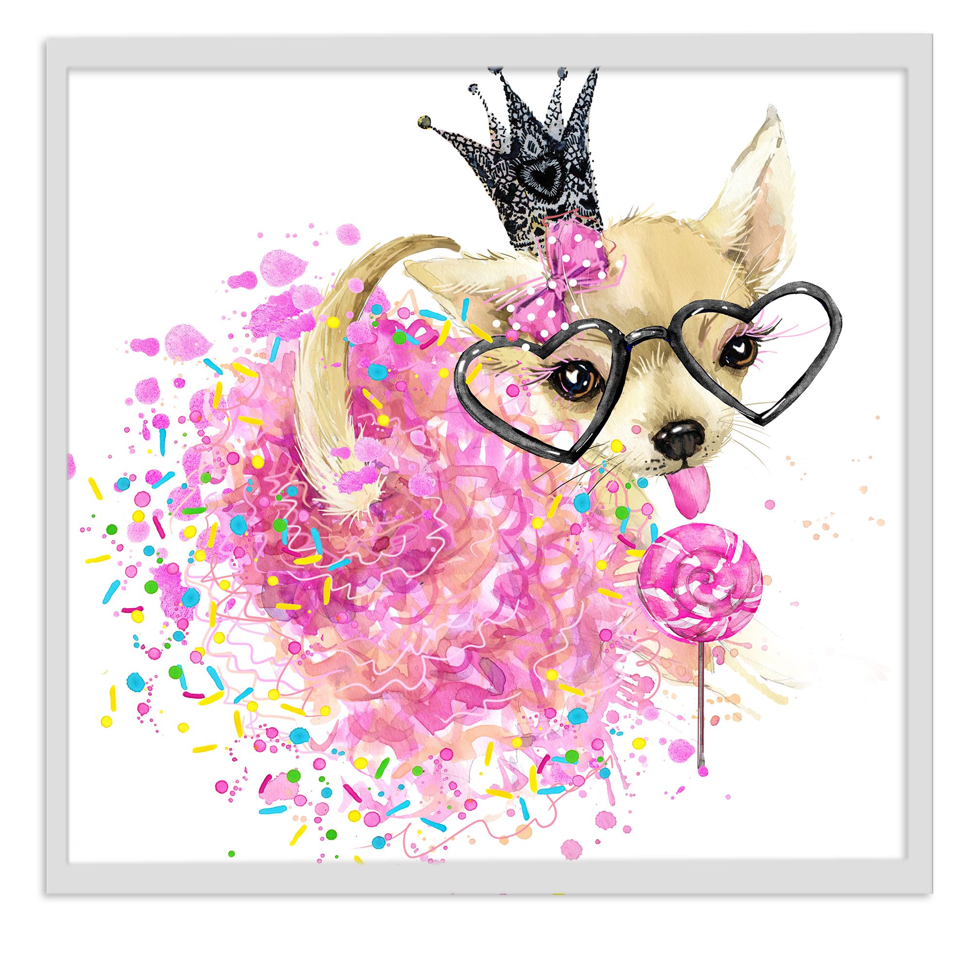 تابلو بکلیت طرح سگ کودکانه مدل W-s798