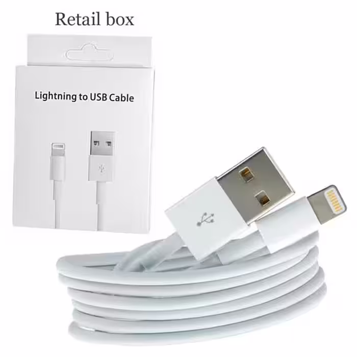 کابل شارژ اورجینال آیفون 7G , X , XS Org-Ch