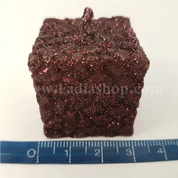 شمع مکعب 8 تایی قهوه ای