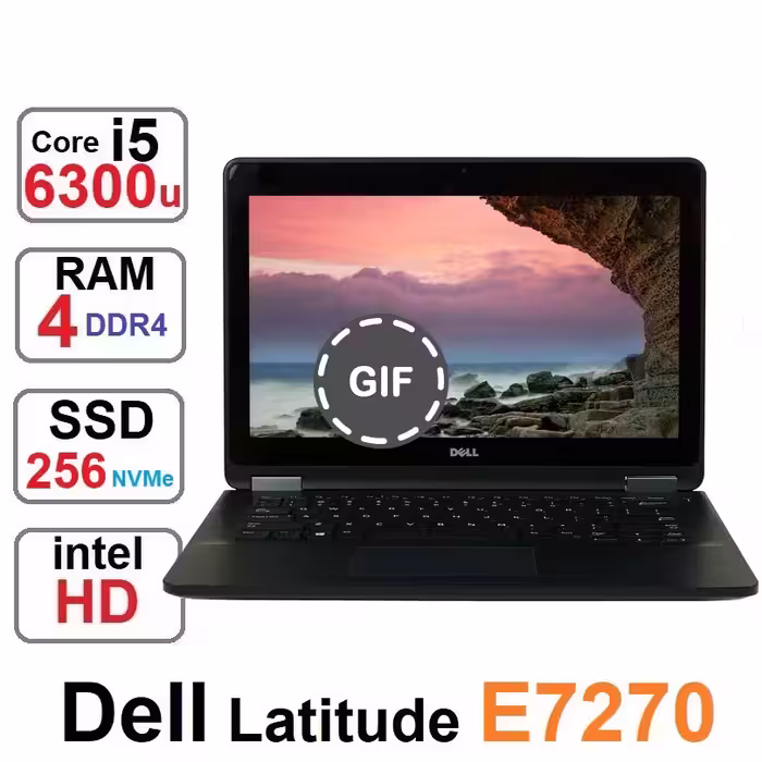 لپ تاپ Dell Latitude E7270 با پردازنده Core i5-6300u