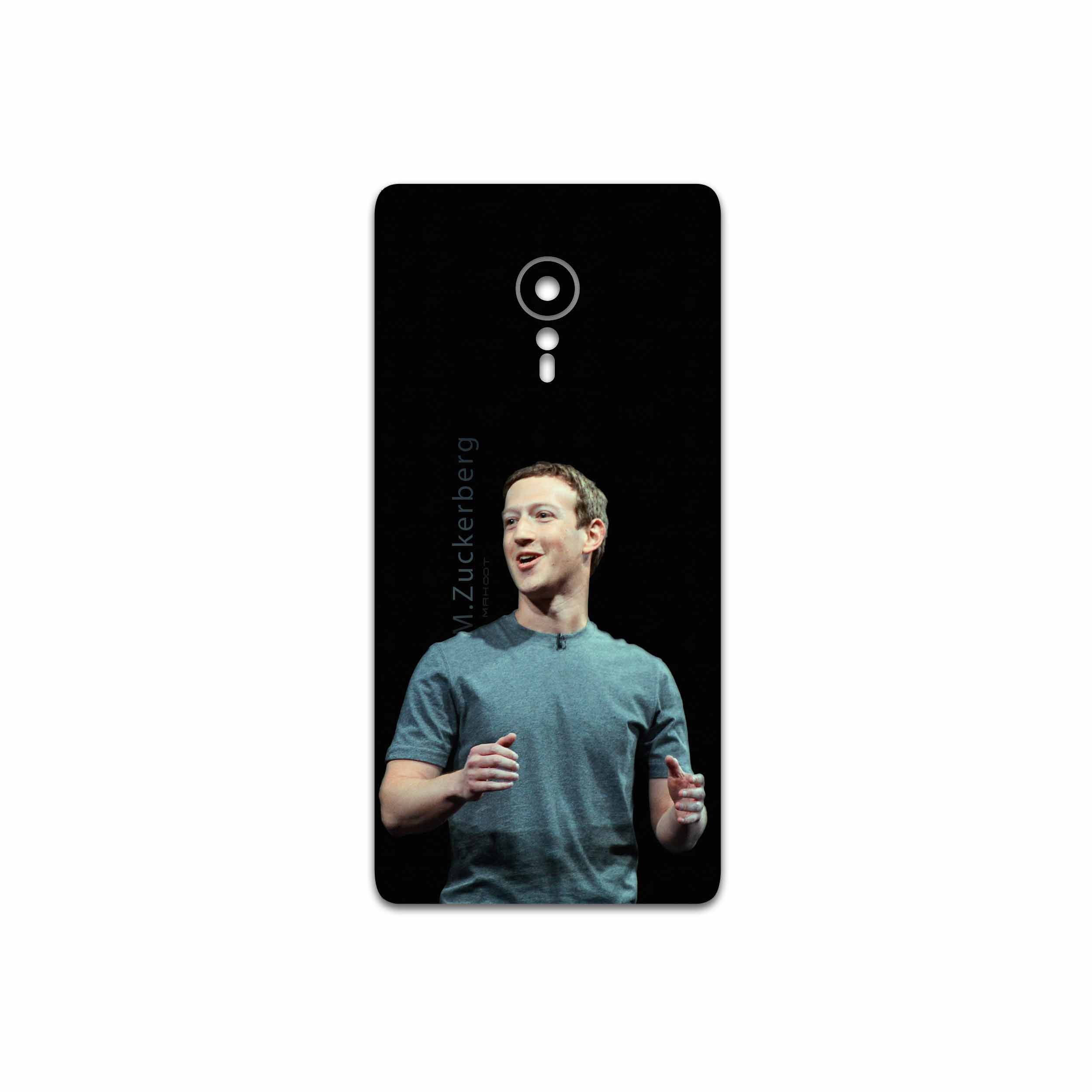 برچسب پوششی ماهوت مدل Mark Zuckerberg مناسب برای گوشی موبایل لنوو ZUK Z2