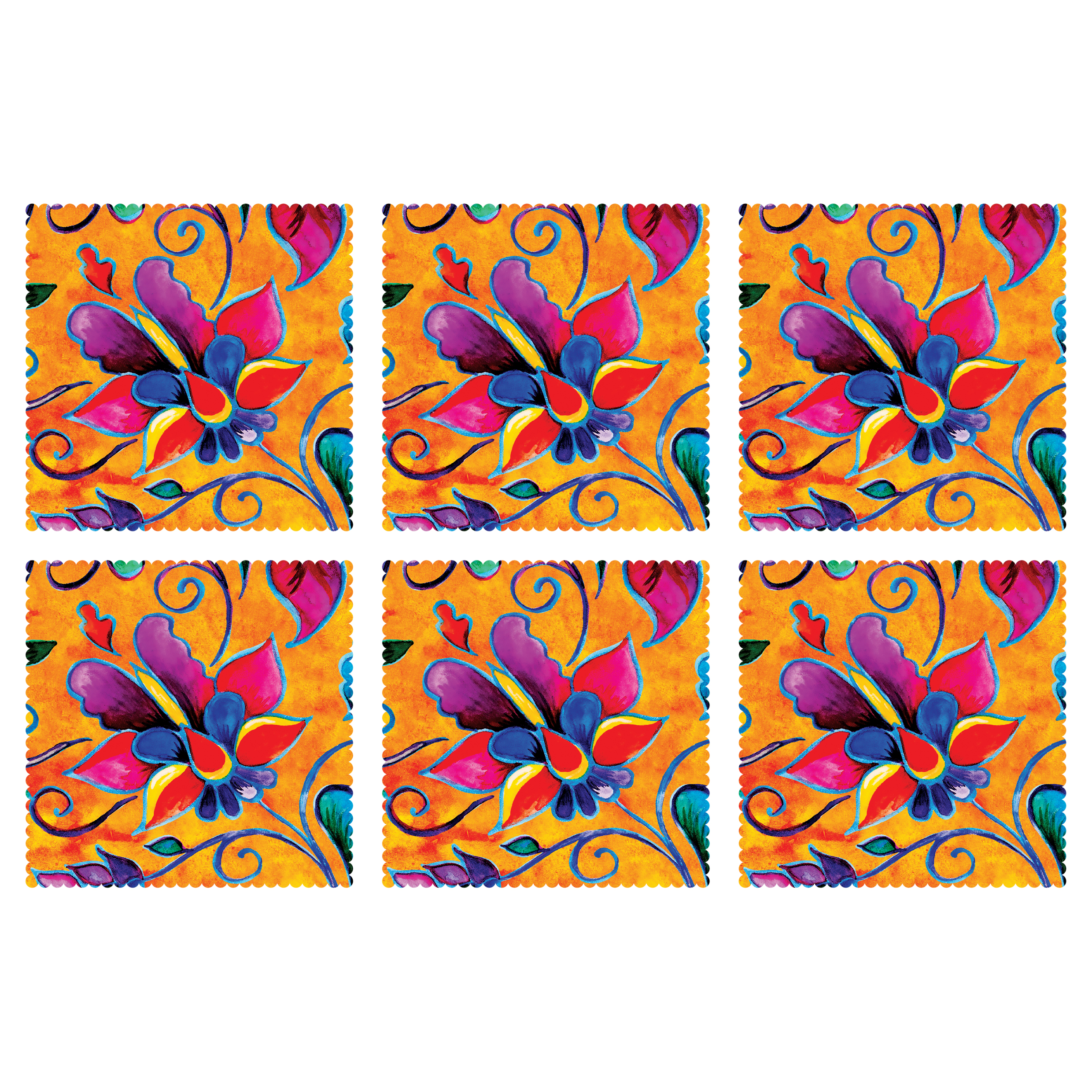 زیر لیوانی مدل C1-42814 بسته 6 عددی