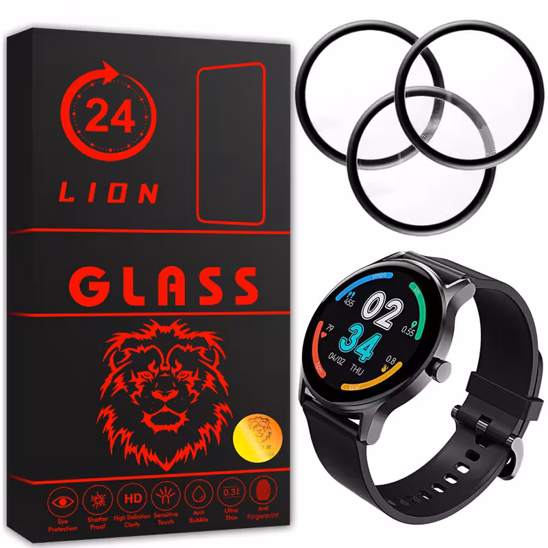 محافظ صفحه نمایش لاین مدل RT007 مناسب برای ساعت هوشمند هایلو GS LS09A بسته سه عددی | کالا برتری