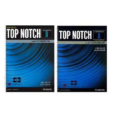 کتاب Top Notch Fundamentals اثر Joan Saslow And Allen Ascher انتشارات زبان مهر 2 جلدی