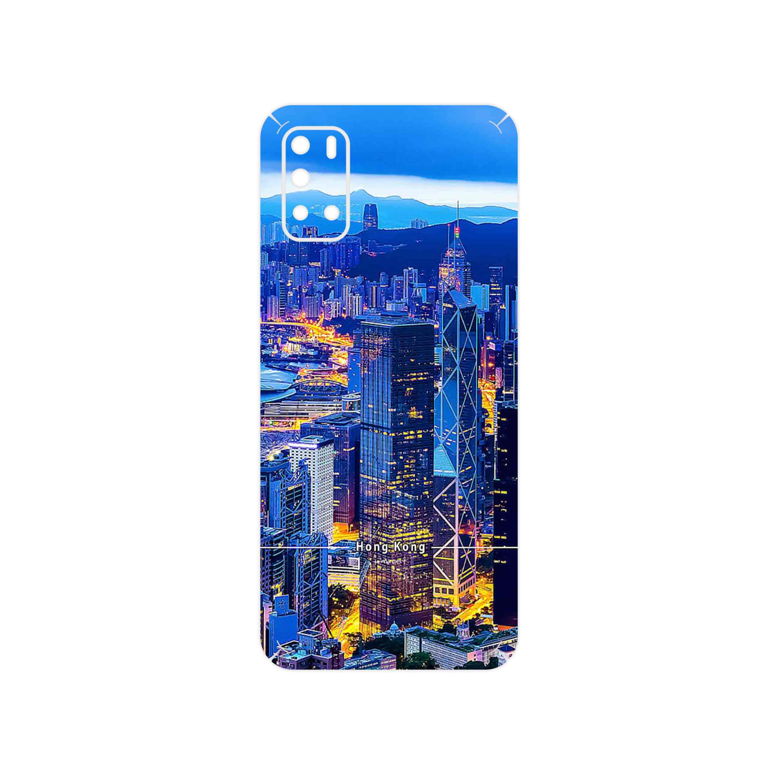 برچسب پوششی ماهوت مدل Hong Kong City مناسب برای گوشی موبایل جی پلاس Z10