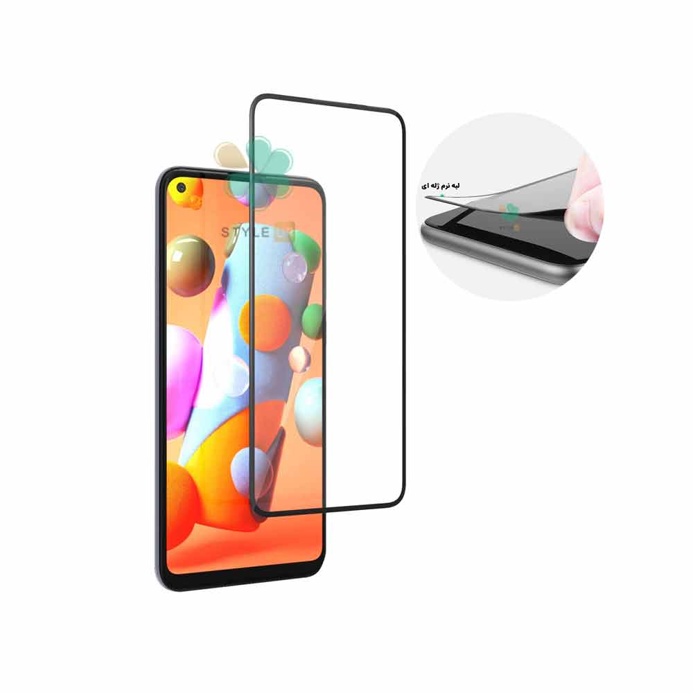 گلس گوشی سامسونگ Samsung Galaxy A11 مدل دور ژله ای