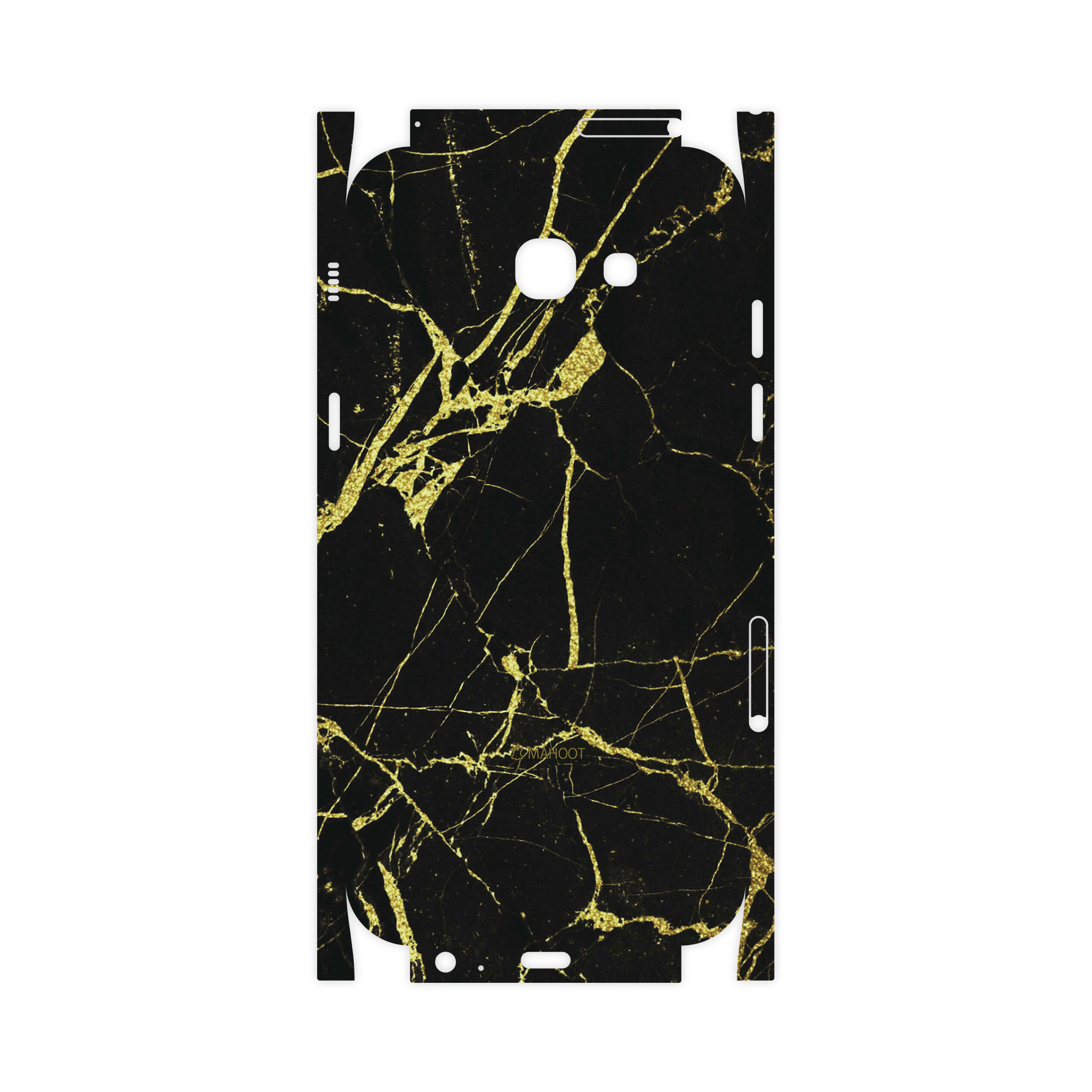برچسب پوششی ماهوت مدل Graphite-Gold-Marble-FullSkin مناسب برای گوشی موبایل سامسونگ Galaxy A5 2017