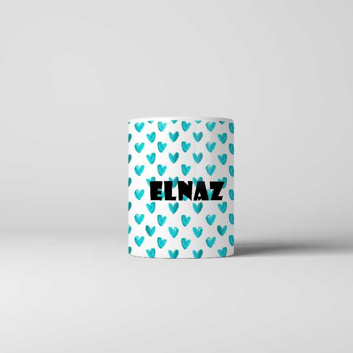 ماگ طرح الناز مدل قلب کد 645