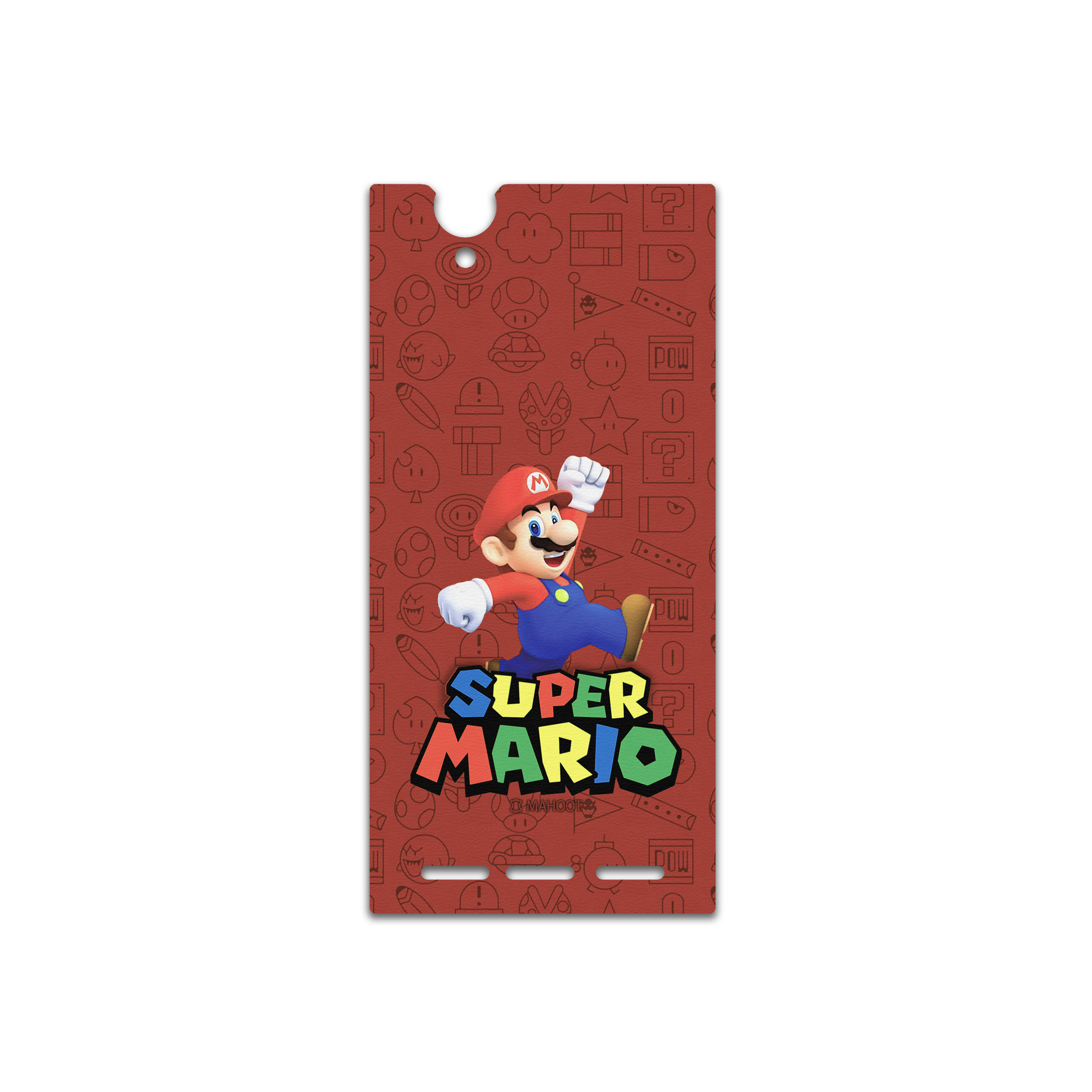 برچسب پوششی ماهوت مدل Super-Mario-Game مناسب برای گوشی موبایل سونی Xperia T2 Ultra