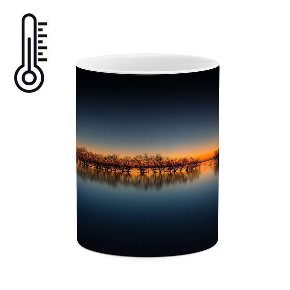 ماگ حرارتی کاکتی طرح منظره مدل mgh14018