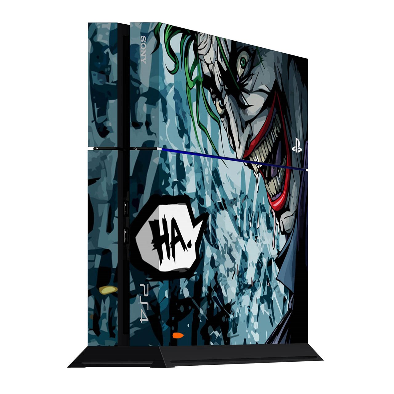 برچسب عمودی پلی استیشن 4 ونسونی طرح Comic Joker