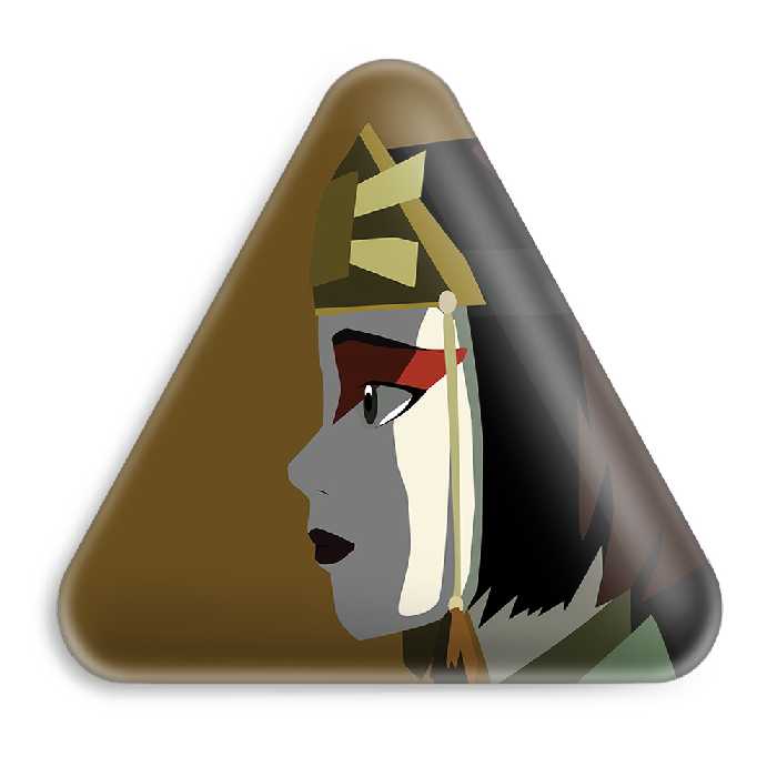 پیکسل خندالو طرح آواتار سوکی انیمه آواتار مدل مثلثی کد 12751