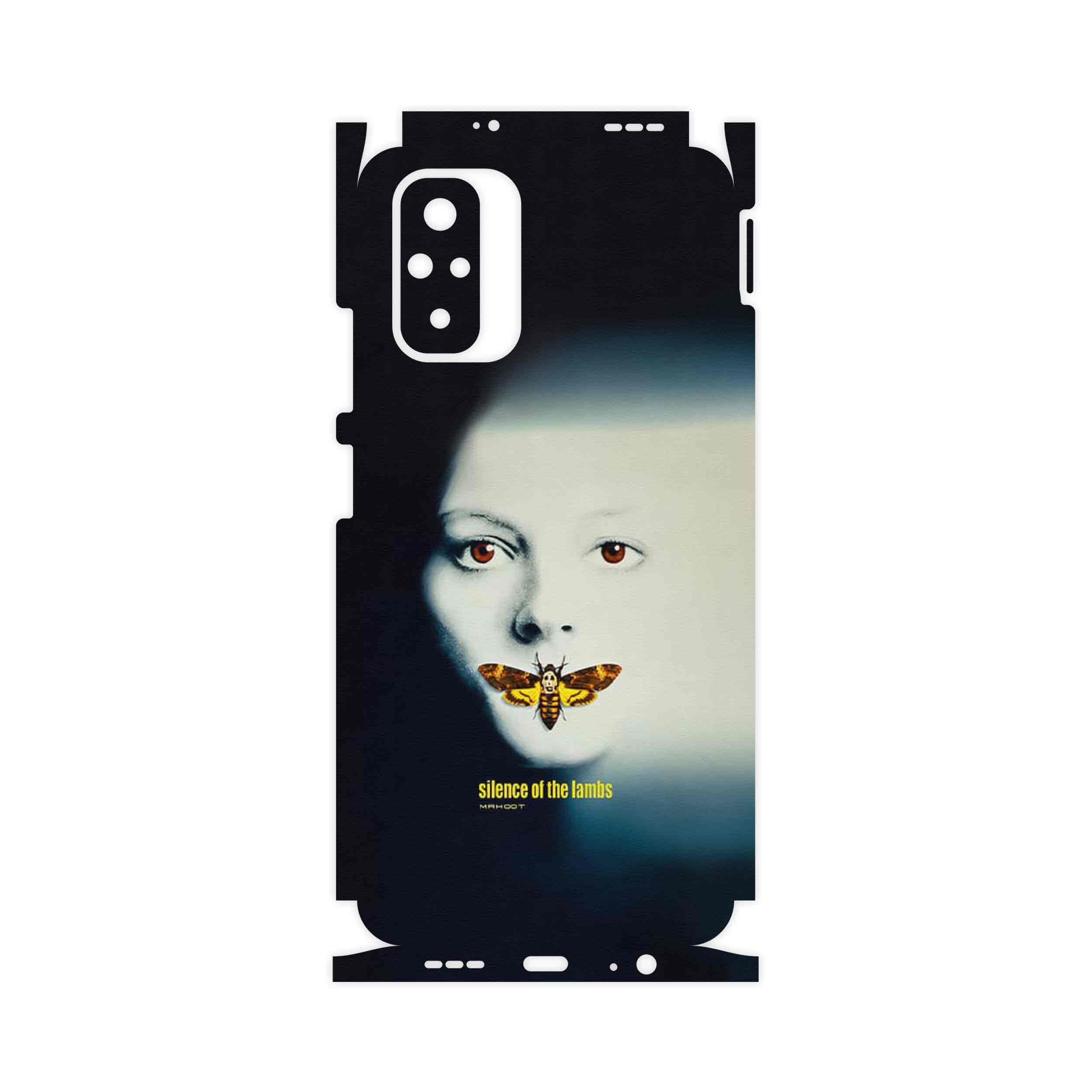 برچسب پوششی ماهوت مدل Silence of the Lambs-FullSkin مناسب برای گوشی موبایل شیائومی Redmi Note 10s