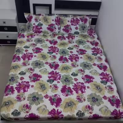 سرویس ملحفه مدل z-kh08 دو نفره سه تکه