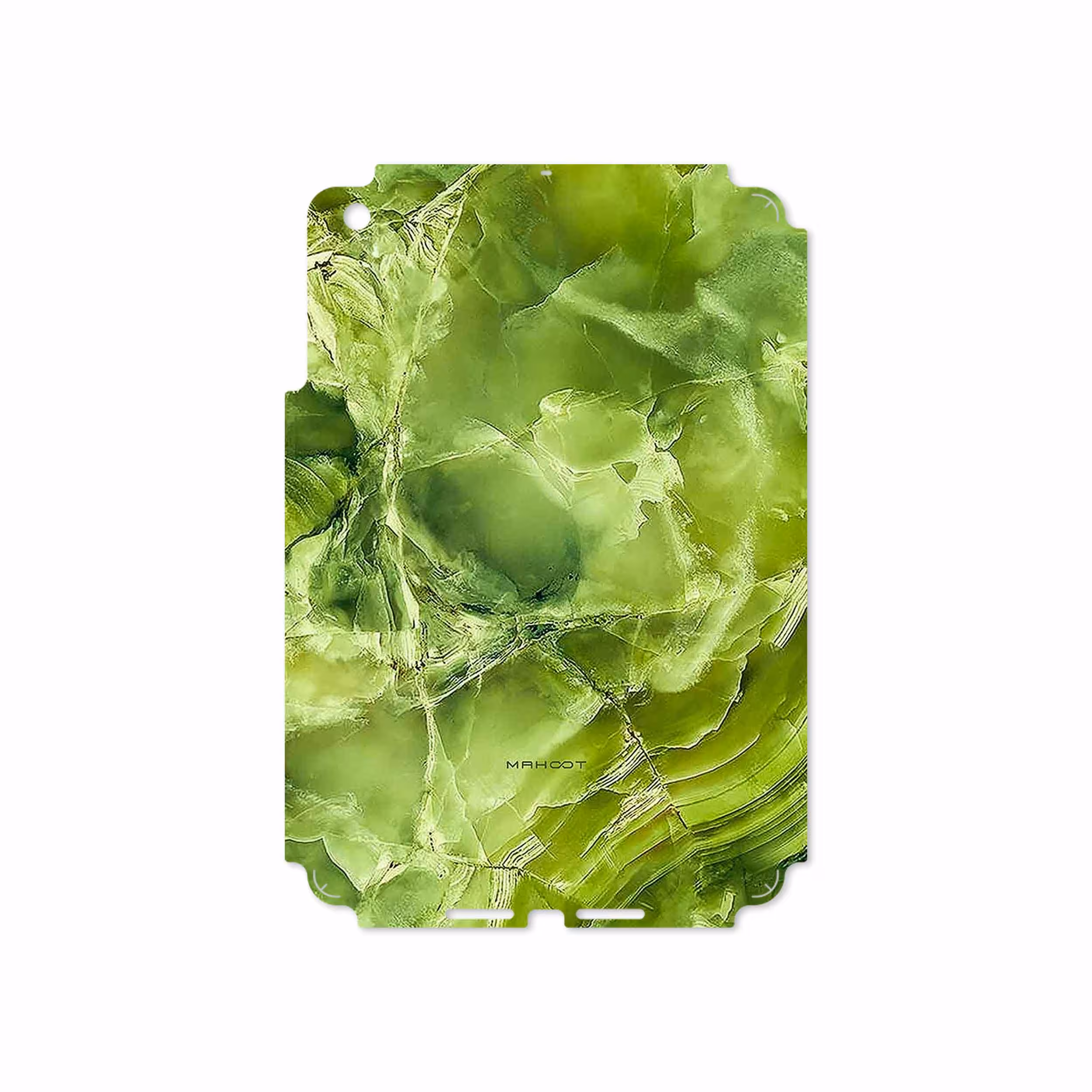 برچسب پوششی ماهوت مدل Green Crystal Marble مناسب برای تبلت اپل iPad mini 2012 A1455