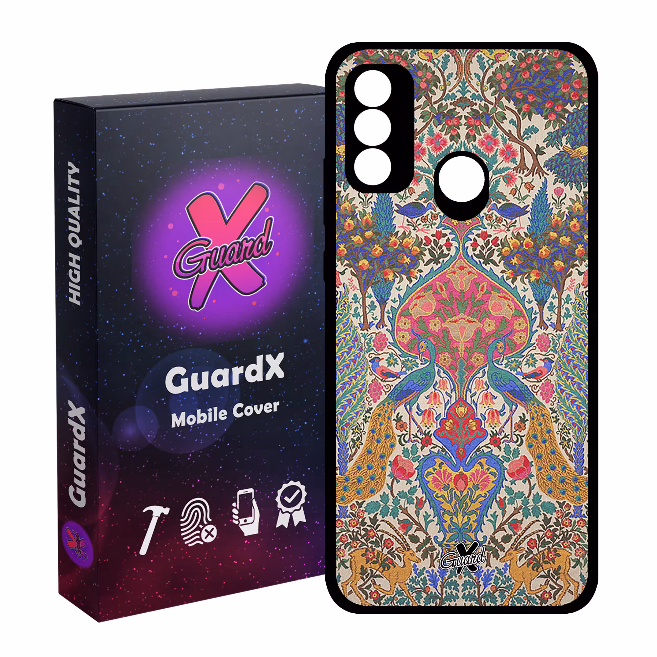 کاور گارد ایکس طرح سنتی مدل Glass10225 مناسب برای گوشی موبایل هوآوی P Smart 2020