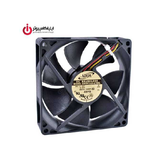 فن خنک کننده 9×9 برند ADDA مدل AD0912LB-A76GL با قطر 2.5 سانتیمتر