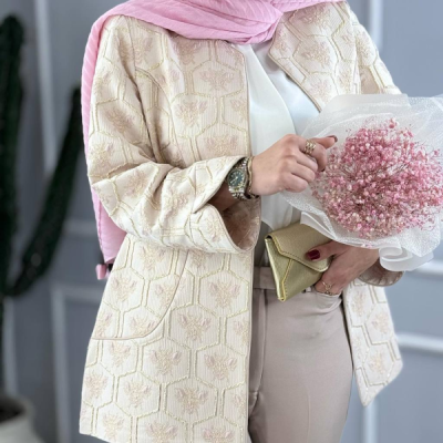 مانتو ژاکارد شیک